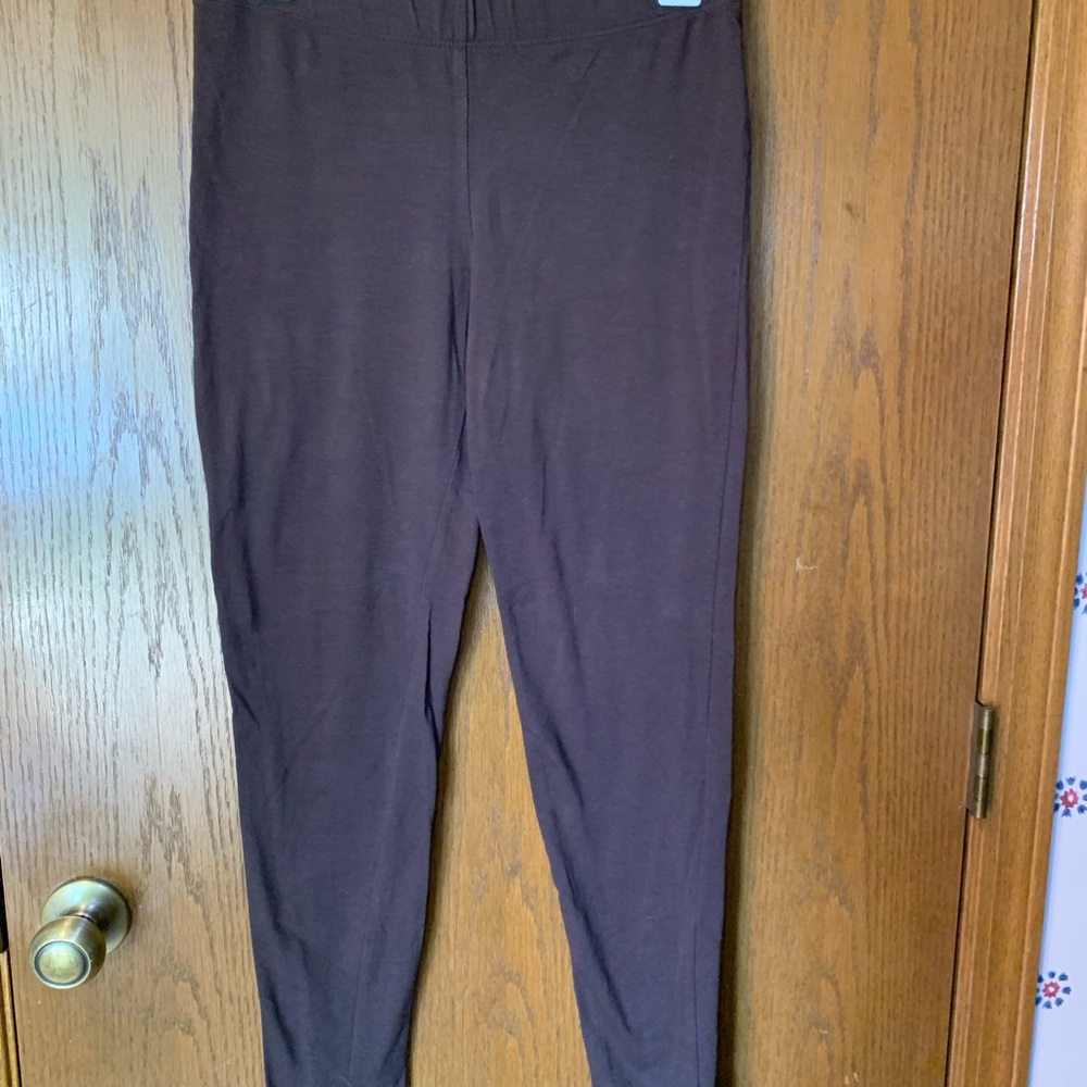 Maurices Brown Cotton Blend Leggings – Size M